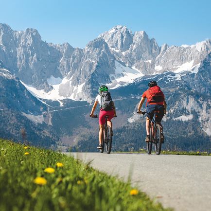 Biketour zum Schleierwasserfall am Wilden Kaiser