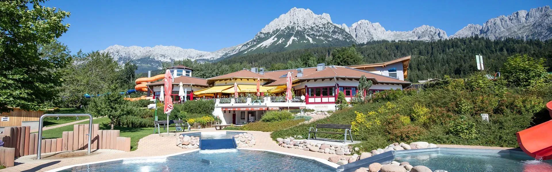 Kinderbecken außen Sommer Kaiserbad c Kaiserbad Ellmau