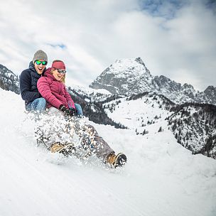 Tobogganing