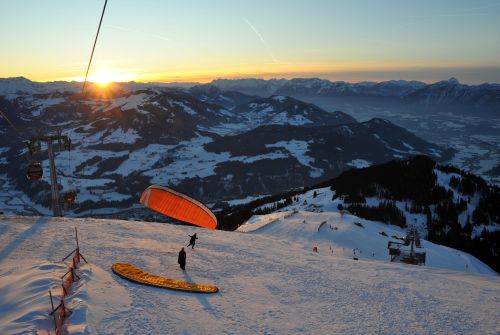 Paraglider op de Hohe Salve